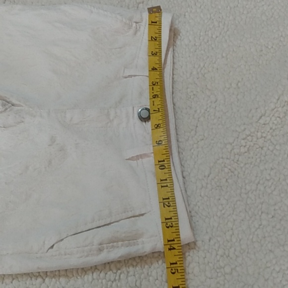 Simply Vera Vera Wang cropped pants • textured jacquard stretch • white • 2P - Picture 11 of 12